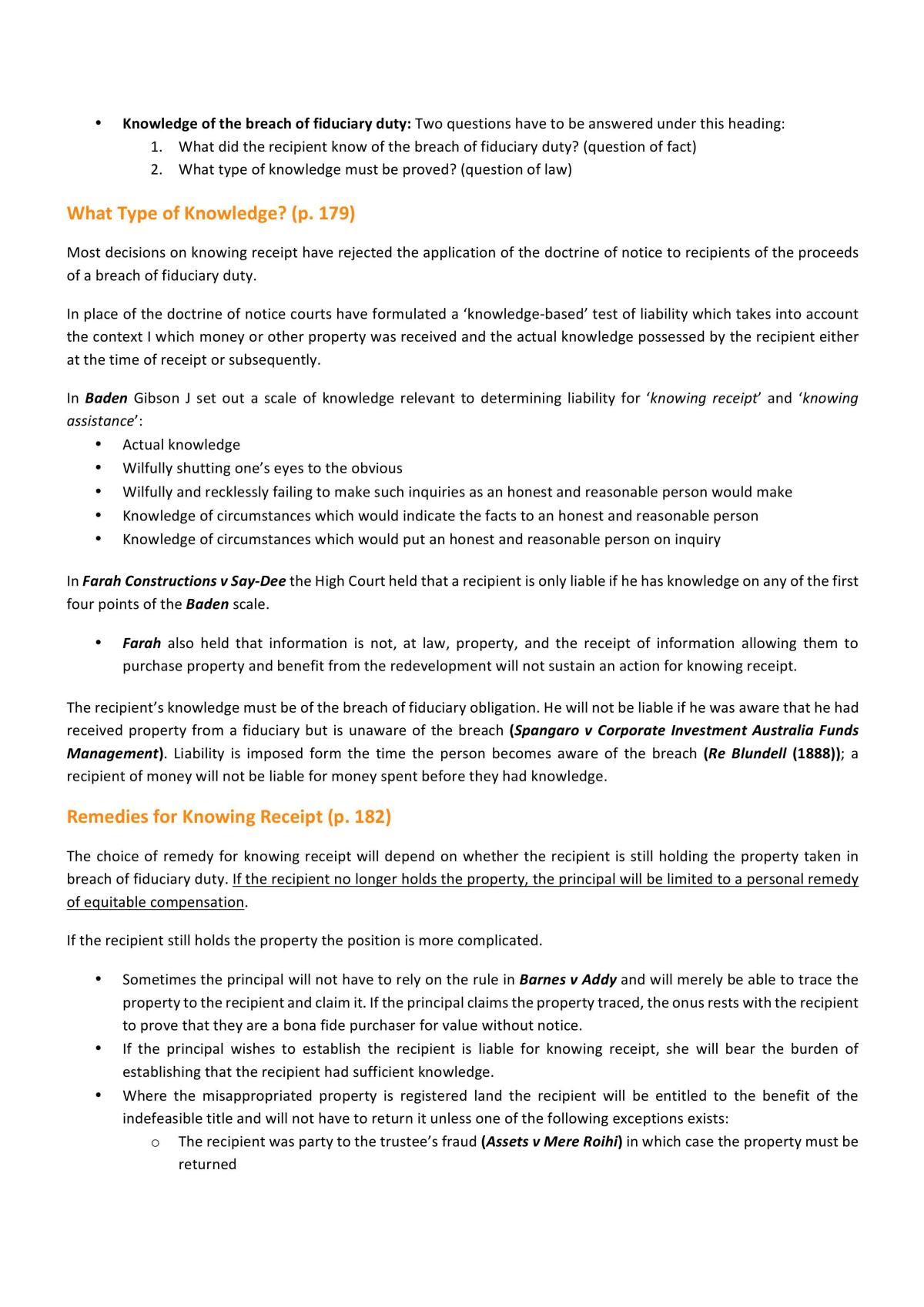 Equity and Trusts Notes - Page 108