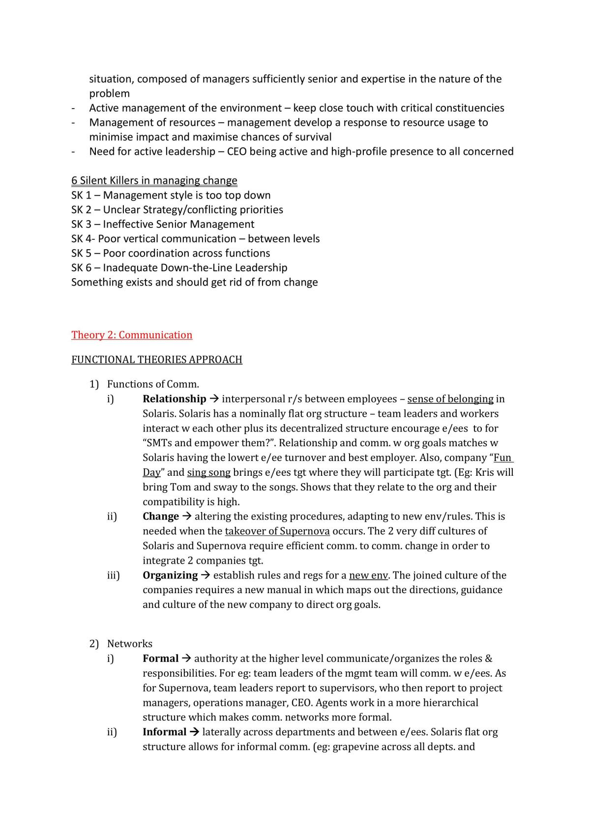 Organisational Behaviour- Solaries Case Summary - Page 15