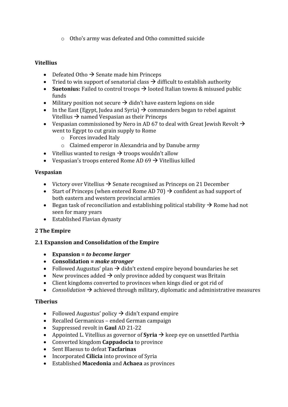 Julio -Claudian Syllabus Notes - Page 19