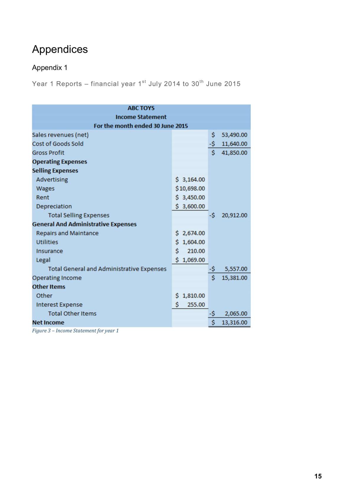 Business Plan Throughout the Course Theory - Page 15