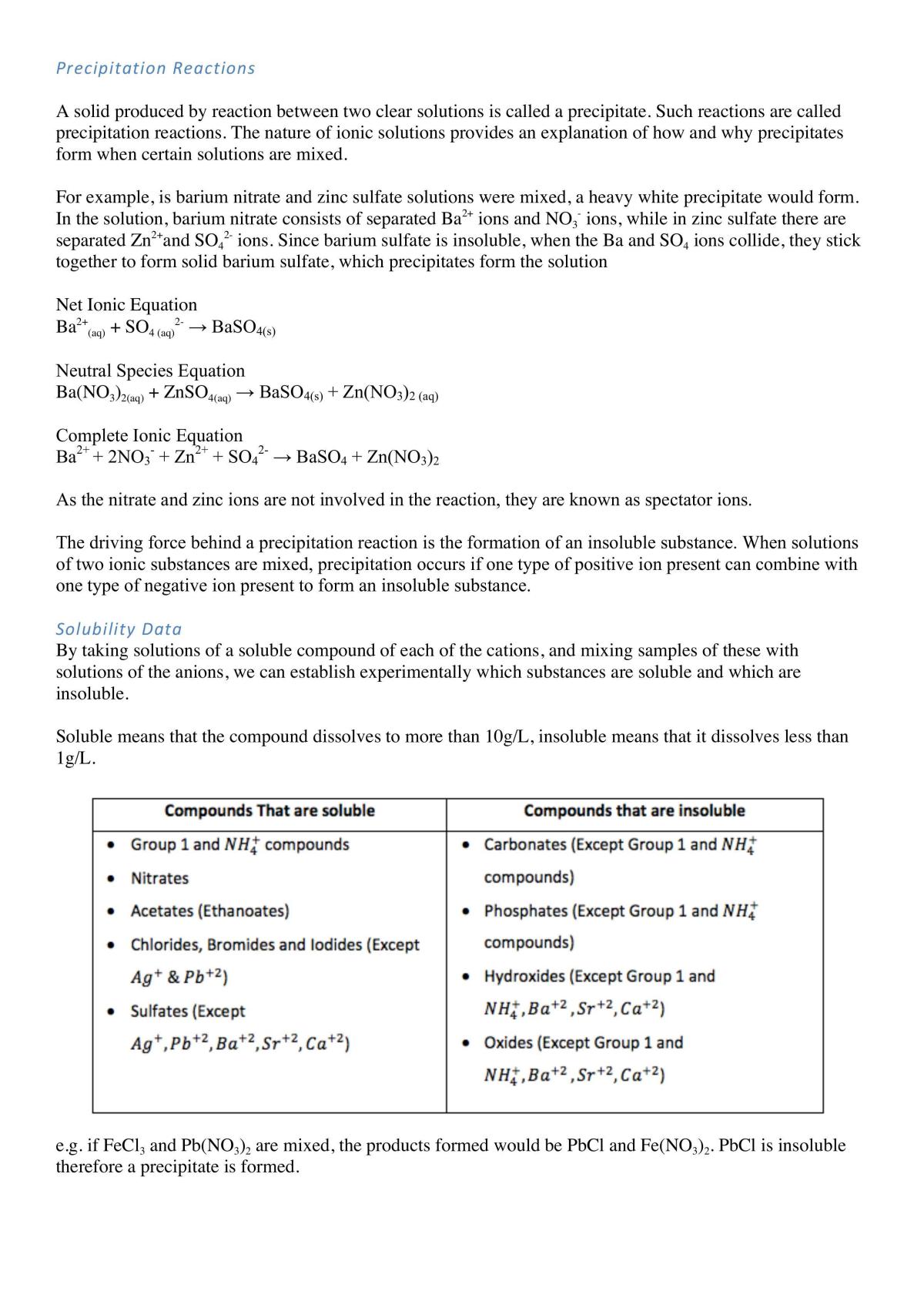 Chemistry Preliminary Notes  - Page 26