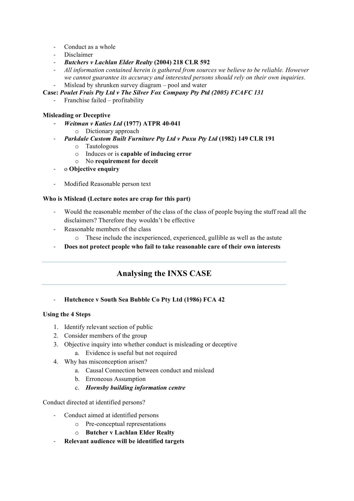 CLAW1001 Full Course Notes - Page 28