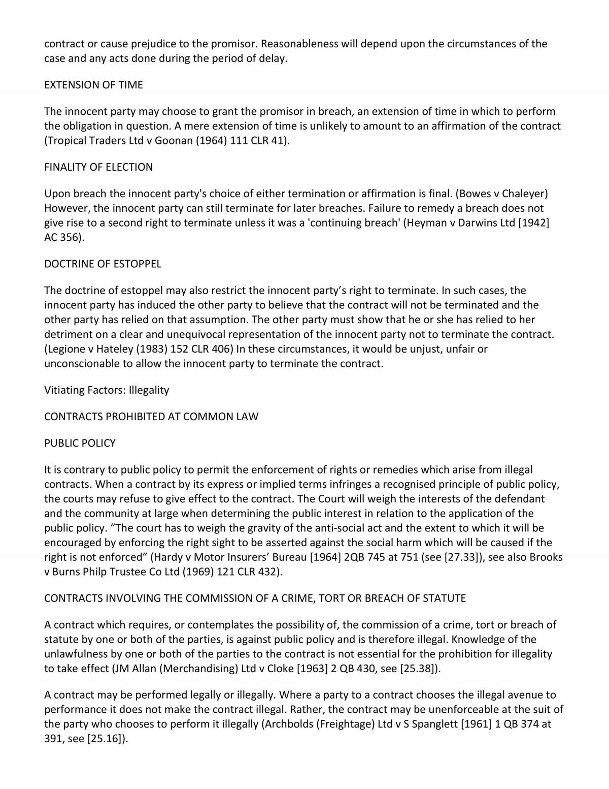 Contract Law Notes - Page 20