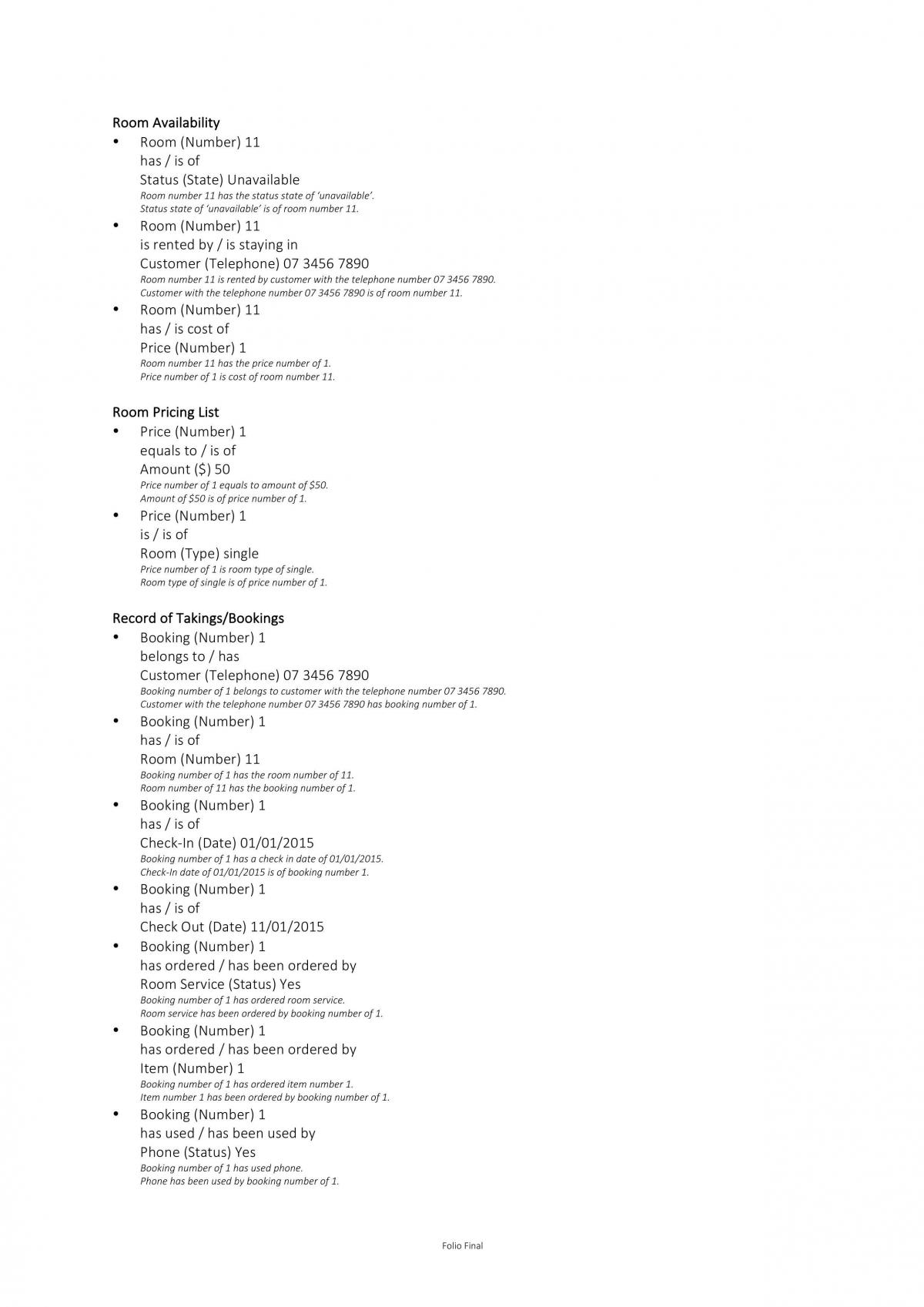 Database Management System Design 2 - Extended Response Folio - Page 15