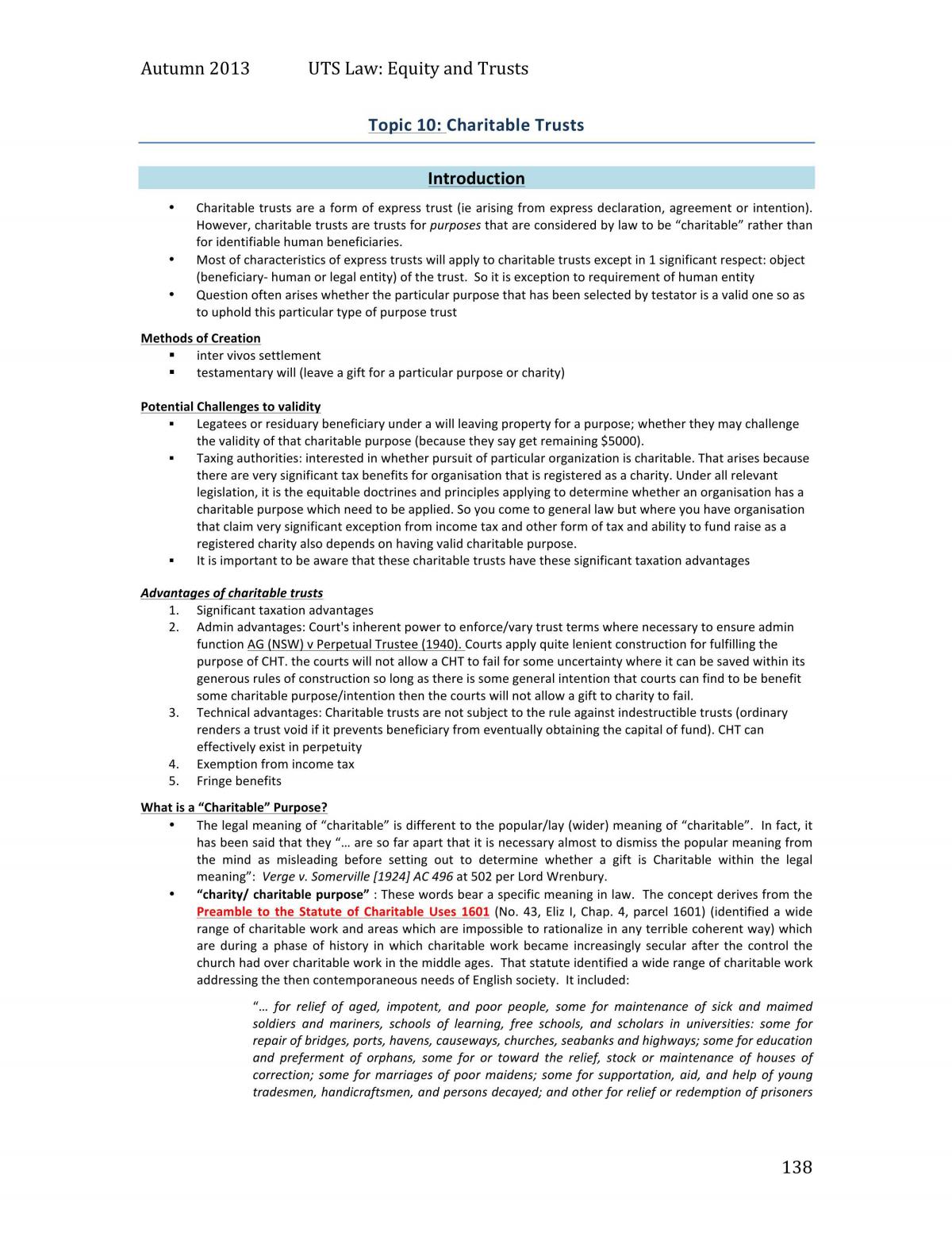 Equity and Trusts Full Notes - Page 138