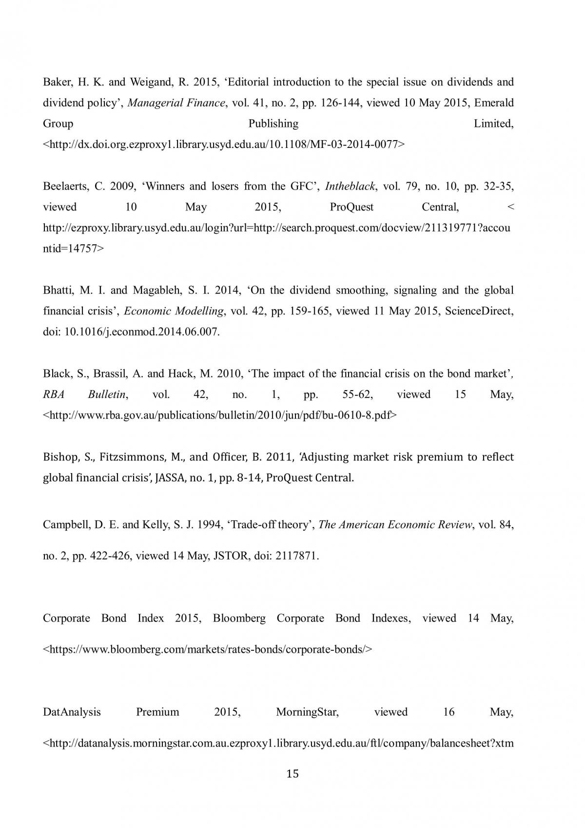 FINC2012 Assignment - Page 15
