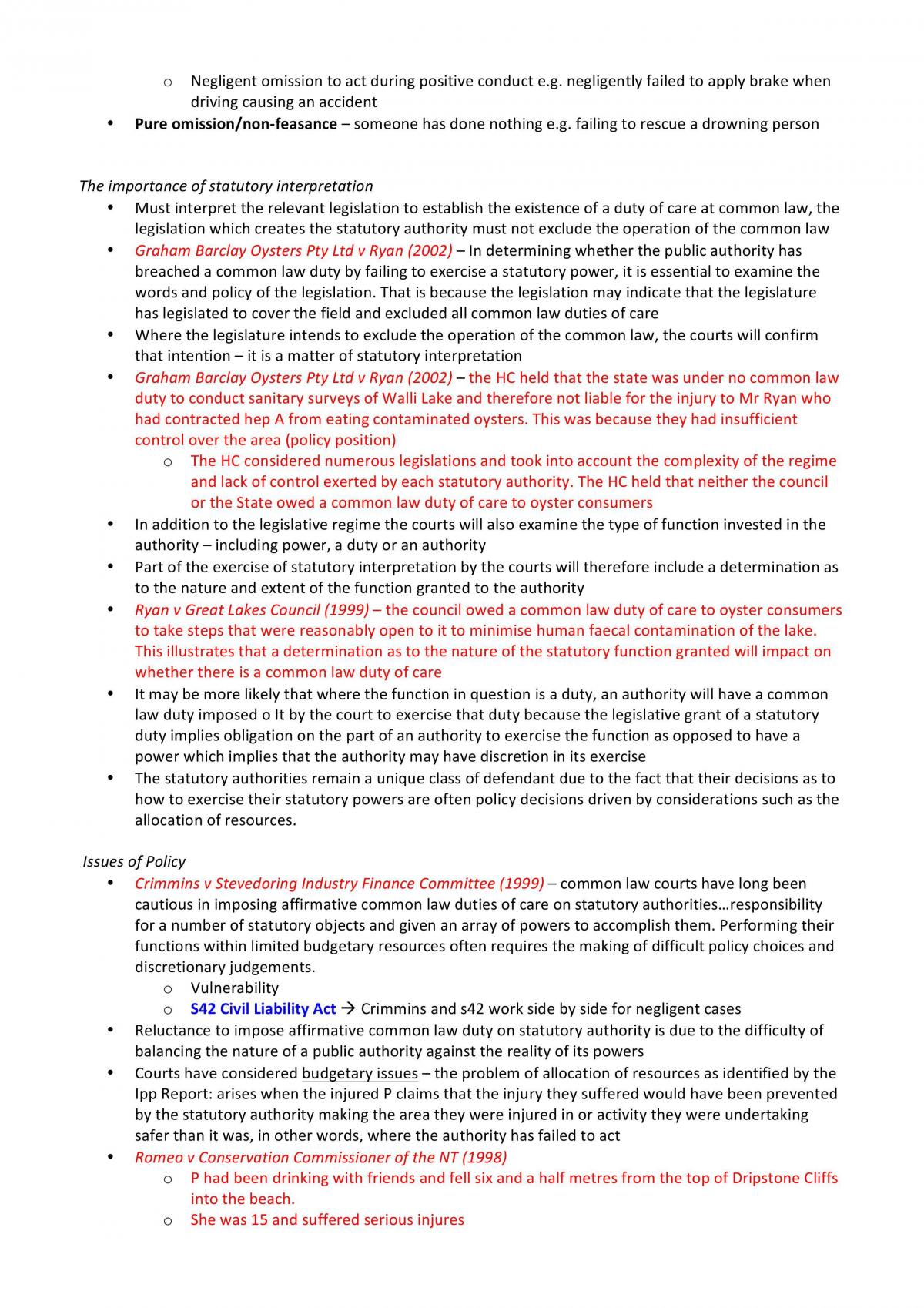 Torts Notes - Page 75