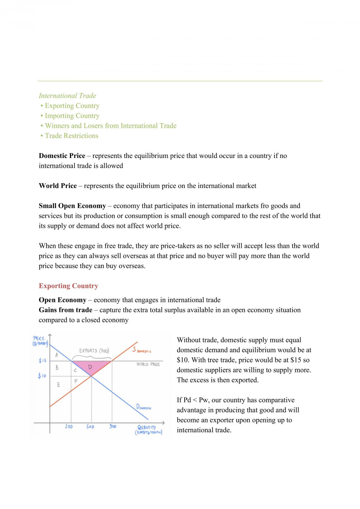 ECON1101 Study Notes - Page 20