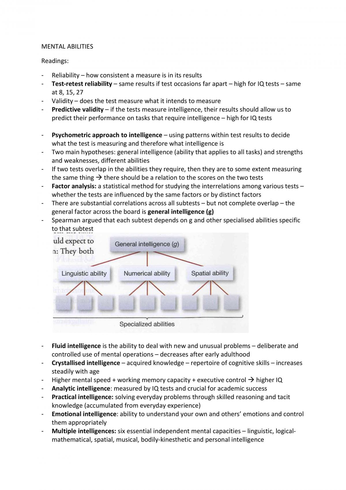 PSYC1002 Exam Study Notes - Page 17