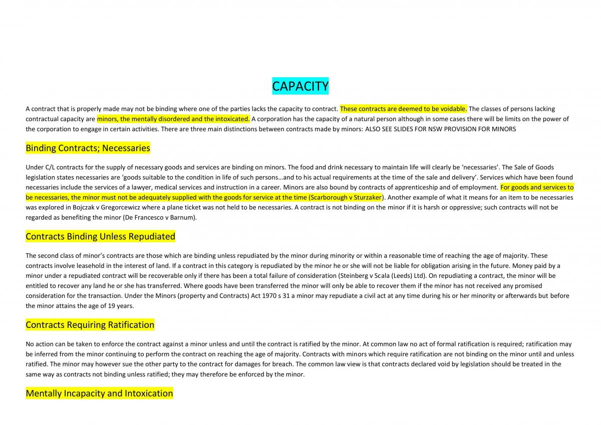 LLB 120 - Contracts A - Page 17