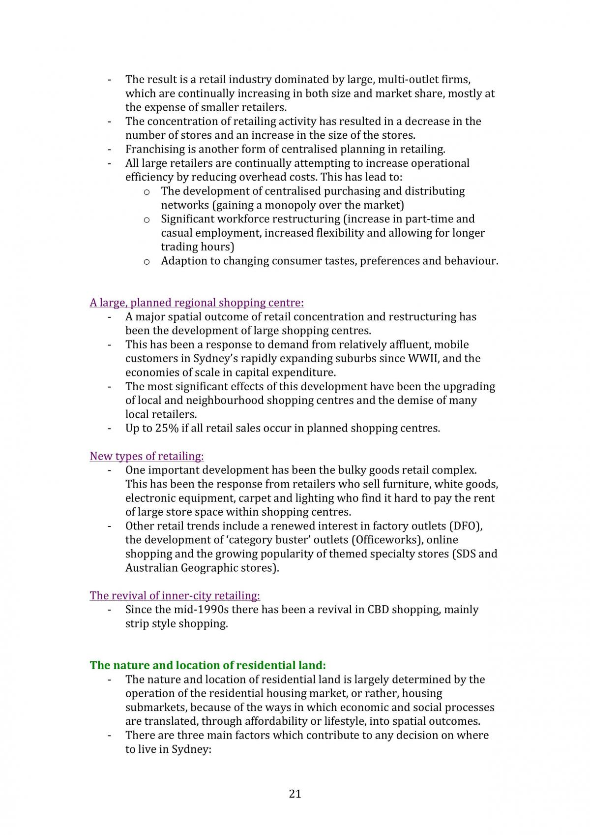 Urban Places - Excellent Notes - Page 21