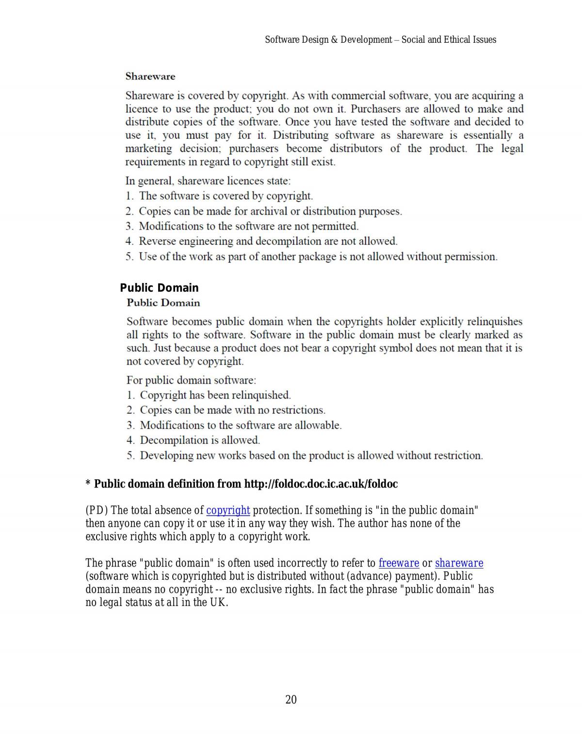 Social and Ethical Issues - Page 20