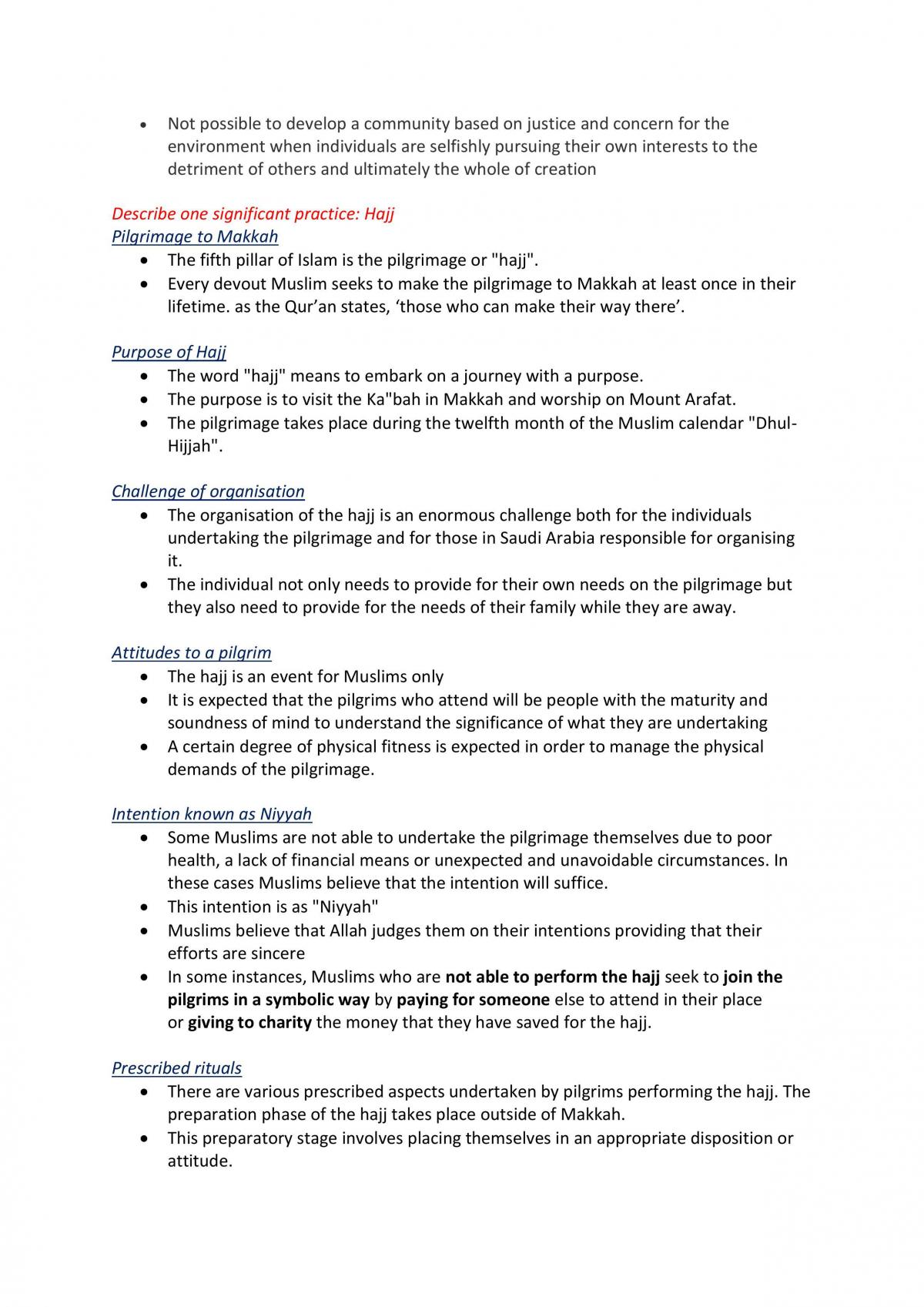 Islam Study Notes - Page 16