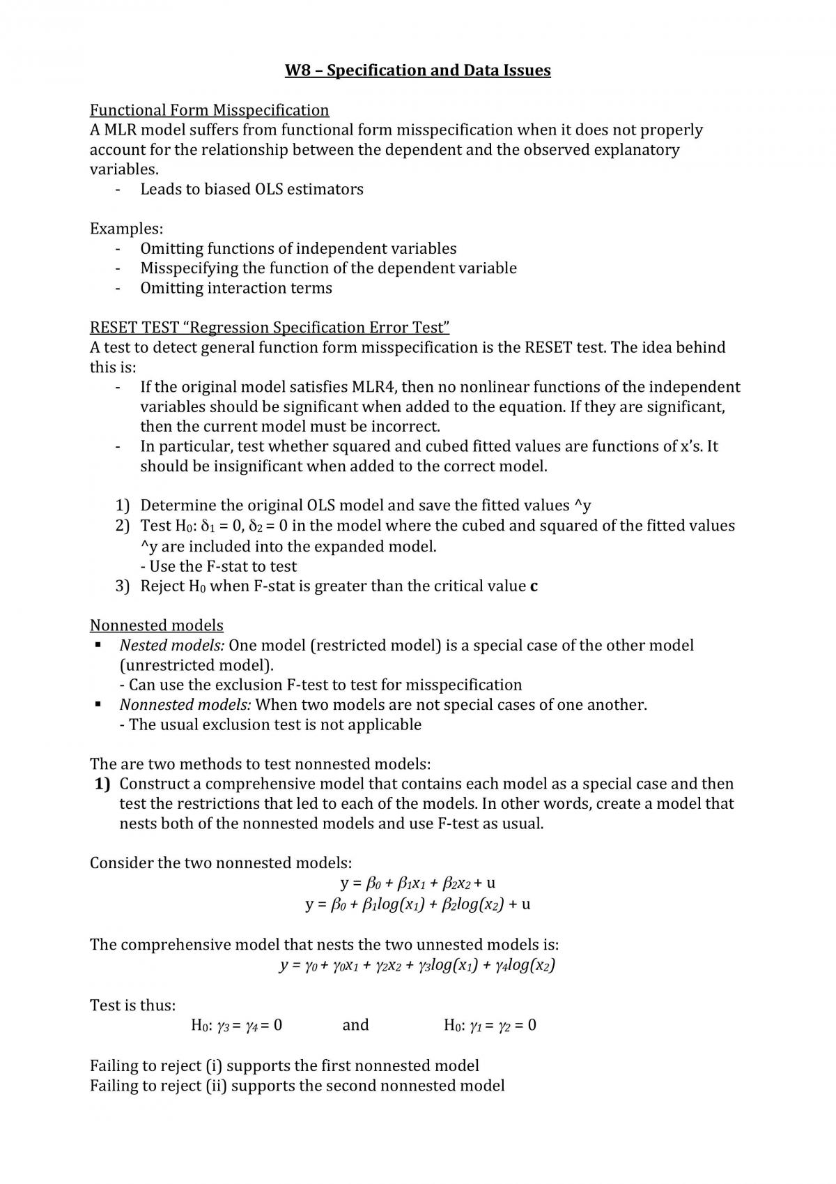 ECON2206 study notes - Page 18
