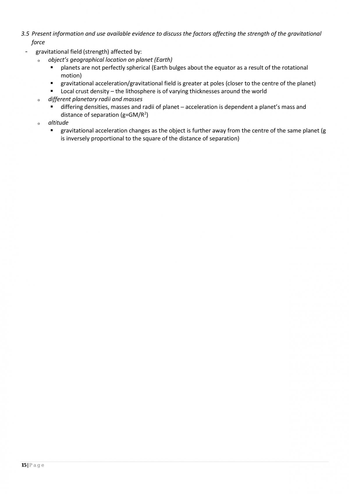 Physics - Space Notes - Page 15