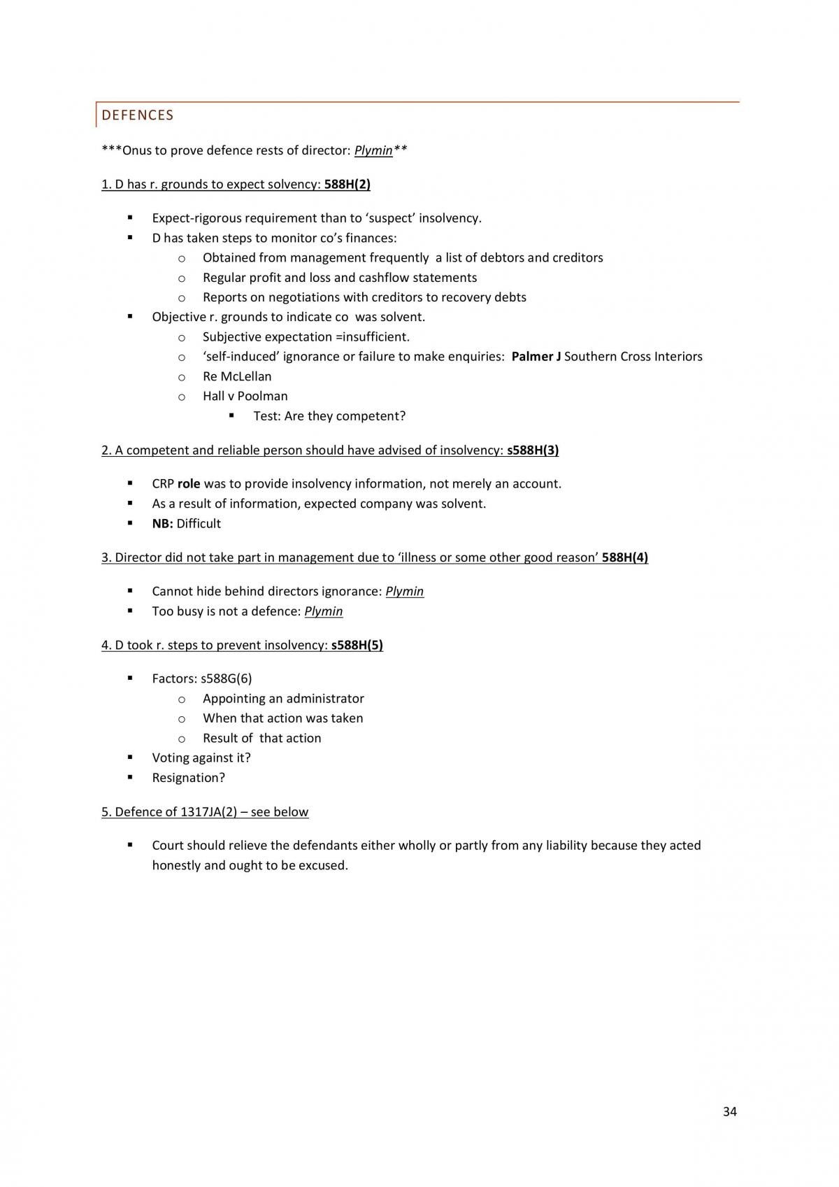 Corporations Law Exam Notes - Page 34
