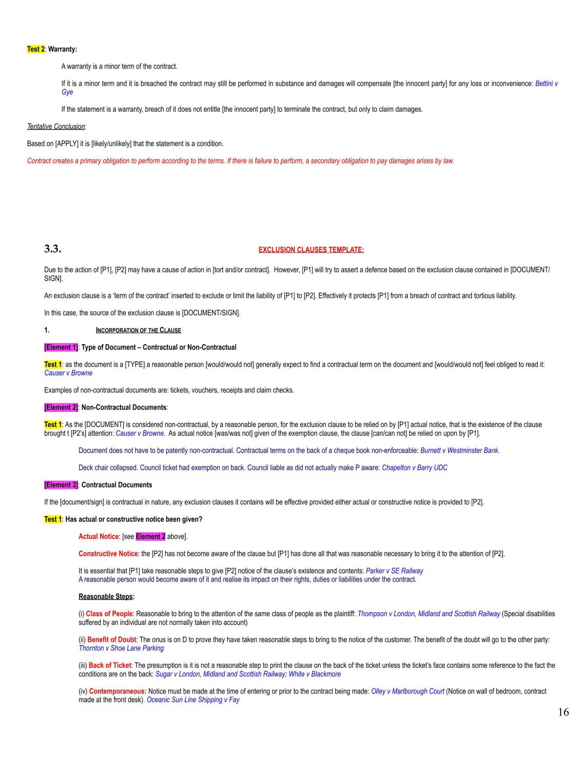Contract Law template  - Page 16