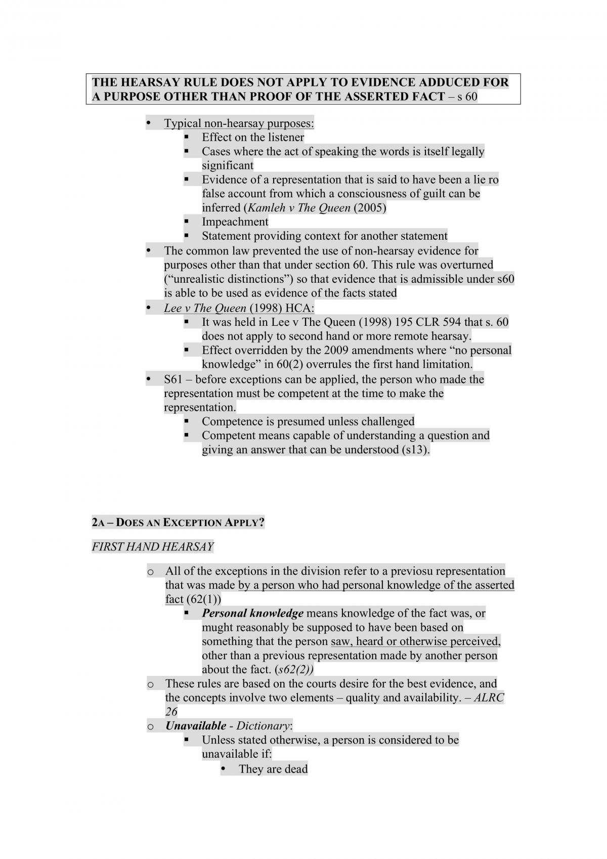 Collection of Evidence Checklists & Summary - Page 28