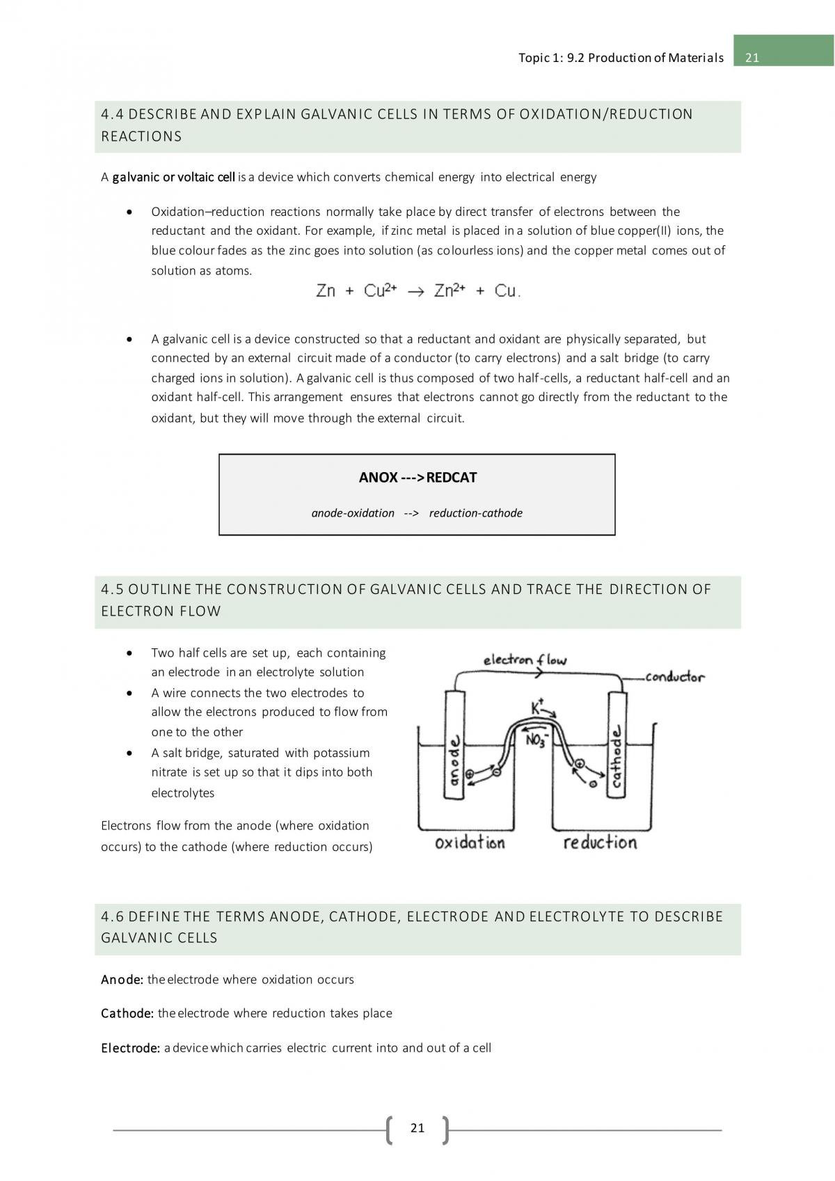 HSC Chemistry Production Of Materials - Page 21