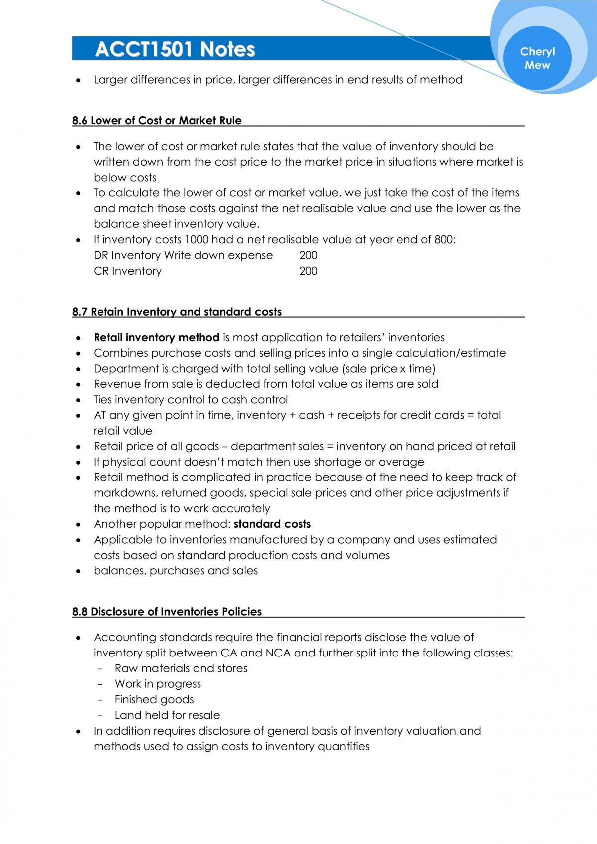 Accounting notes - Page 57