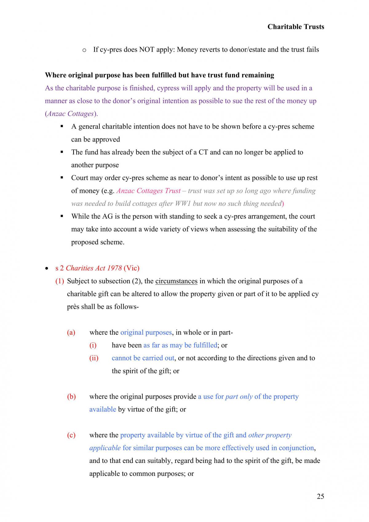 Charitable Trusts Notes - Page 25