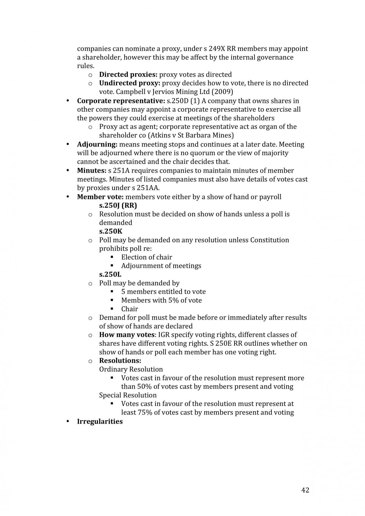 Unit Notes Corporations Law - Page 42