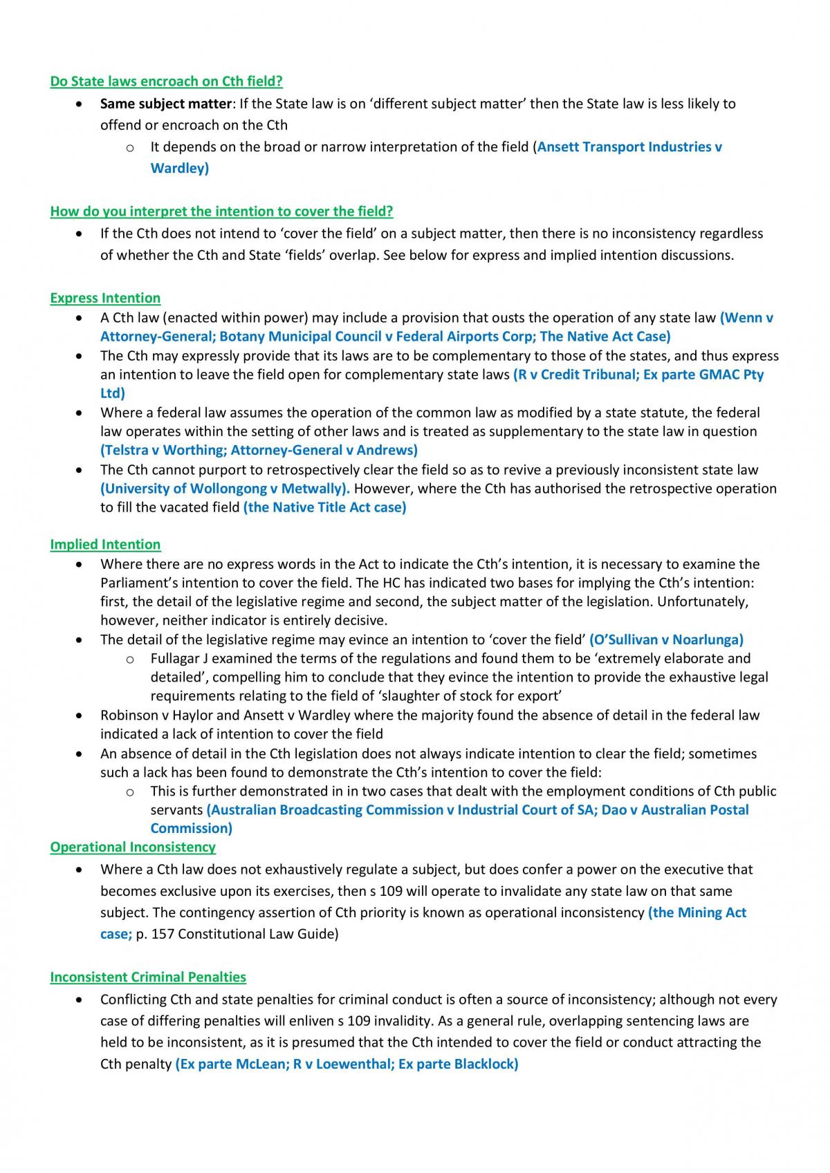 Constitutional Law Exam Notes - Page 18