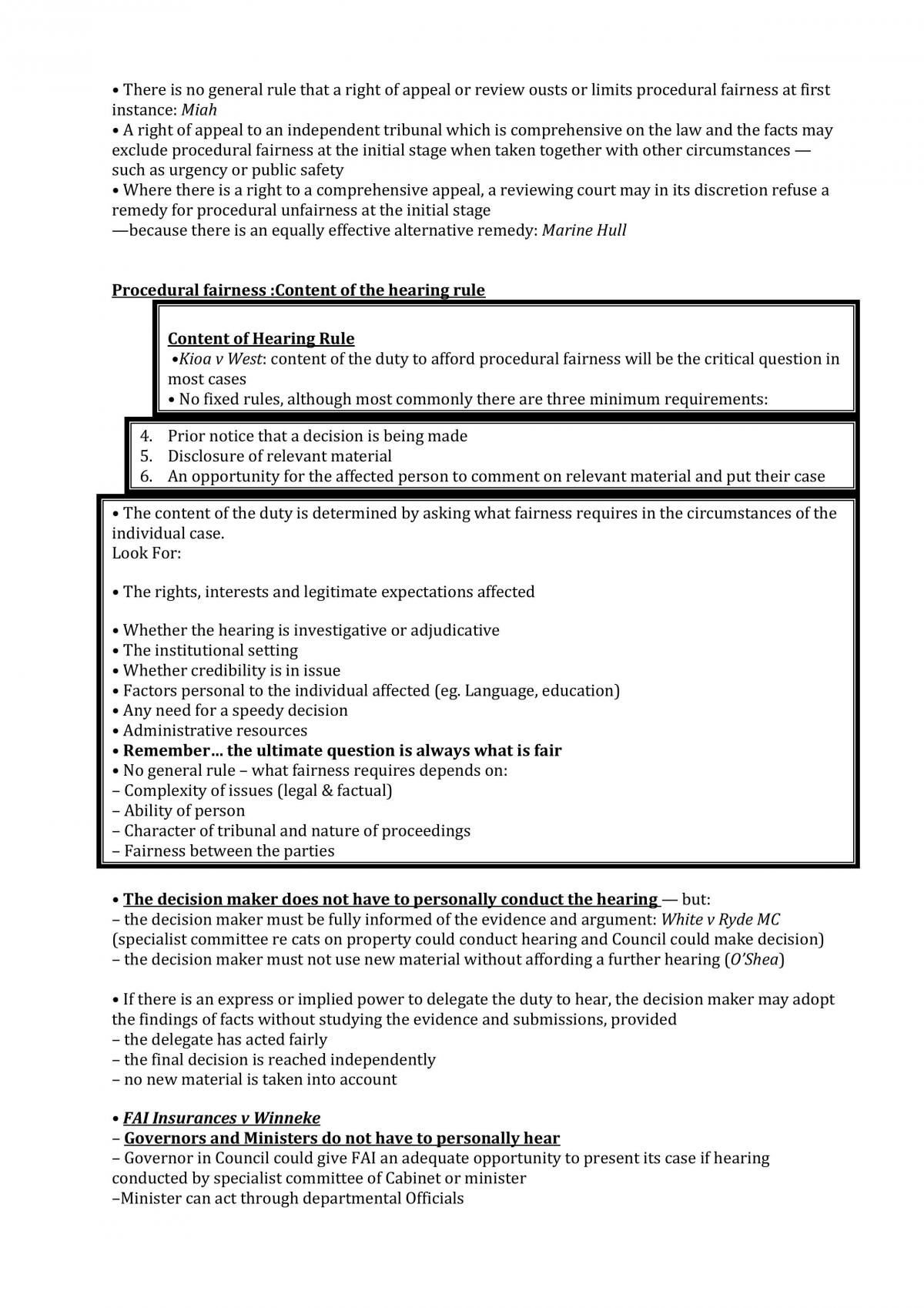 Administrative Law final notes - Page 31