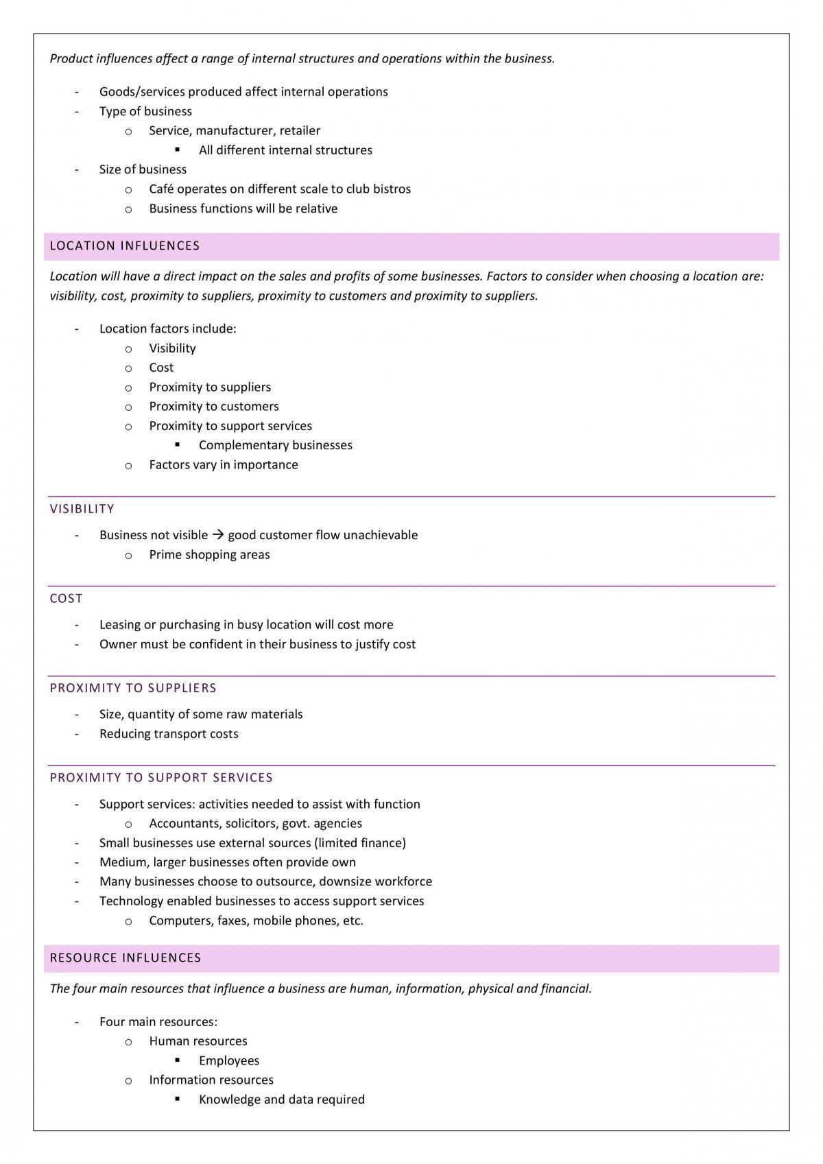 The Nature of Business Study Notes - Page 16