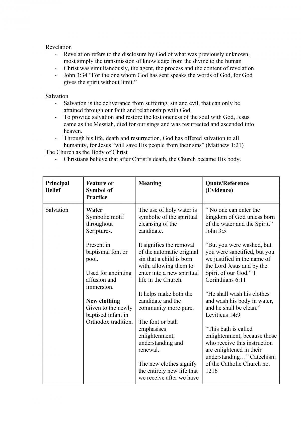 Christianity Study Notes  - Page 15
