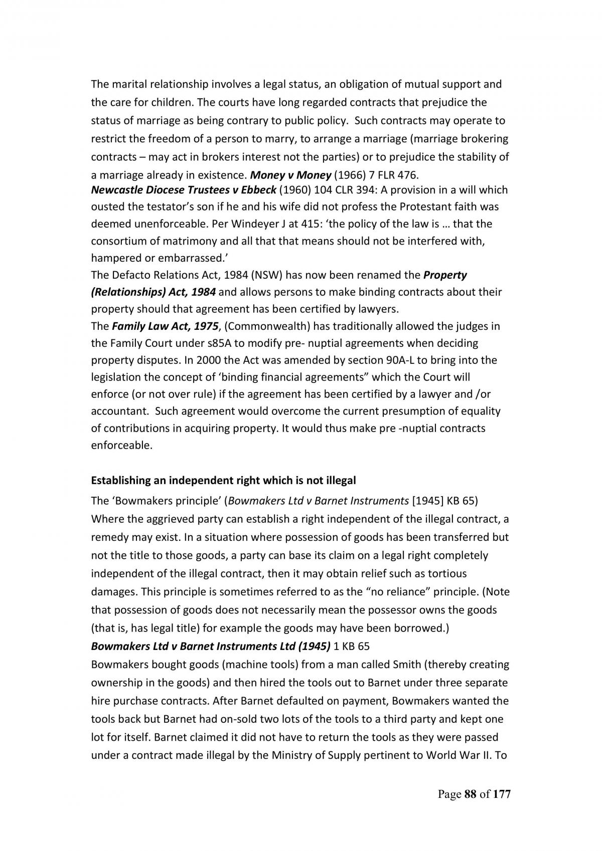 Contracts full set of notes - Page 88