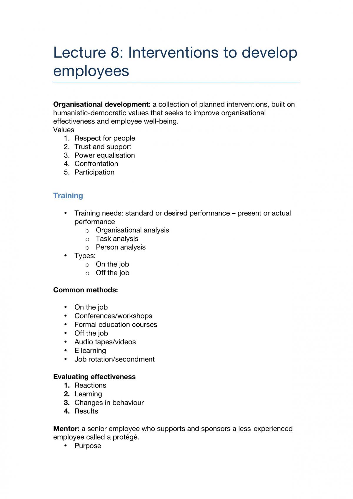 MGMT1002 Study Notes - Page 27
