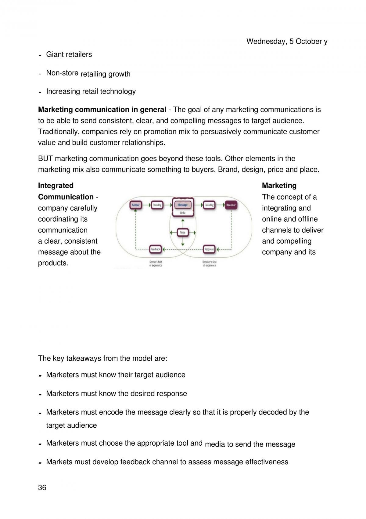 Marketing Summary Notes - Page 36