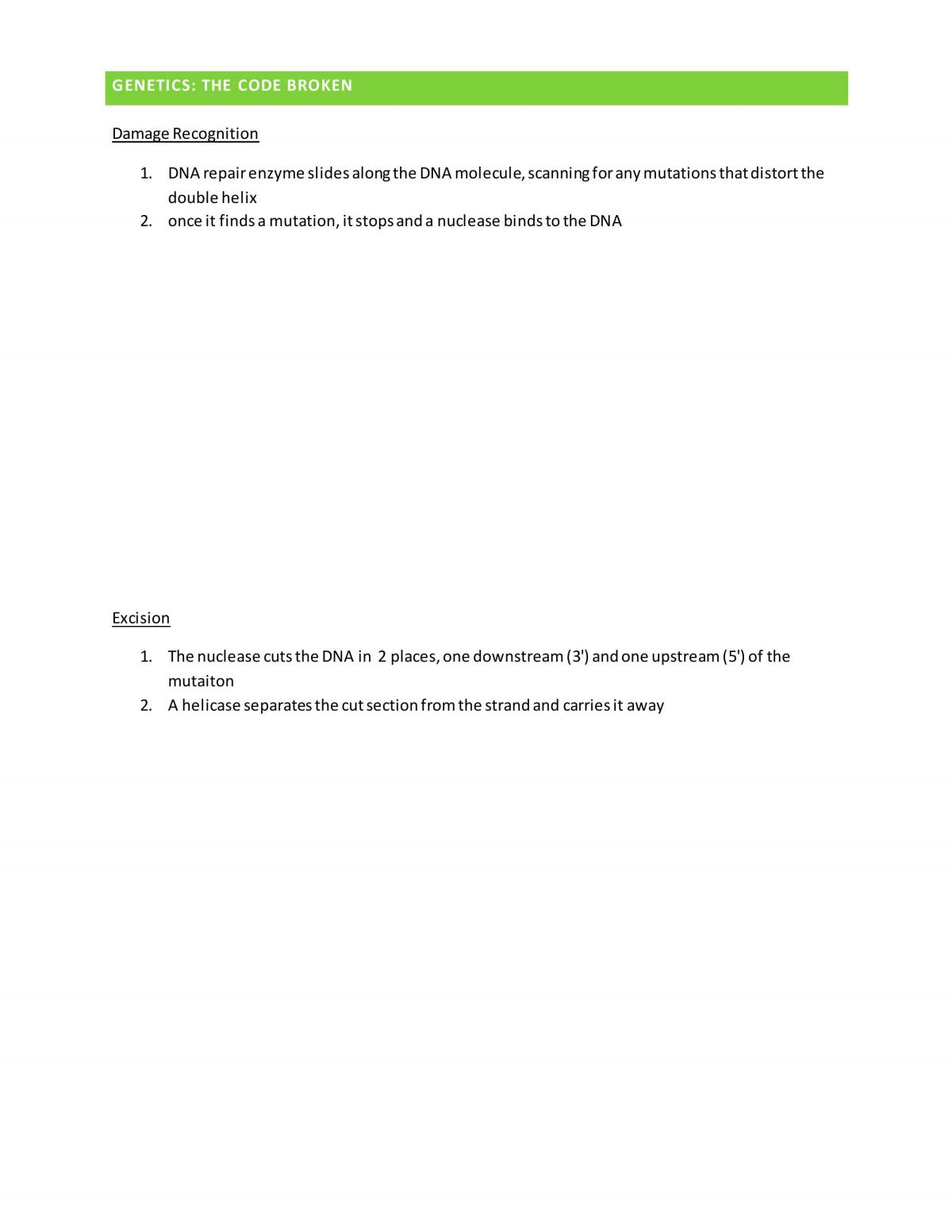 Genetics The Code Broken Complete Notes - Page 29