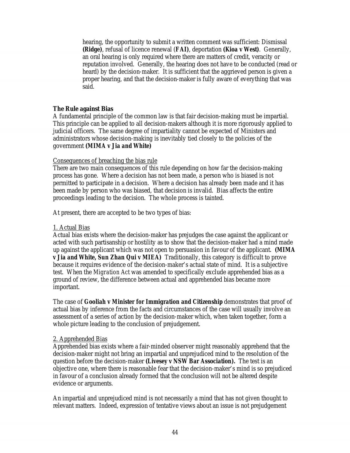Good admin law notes - Page 44