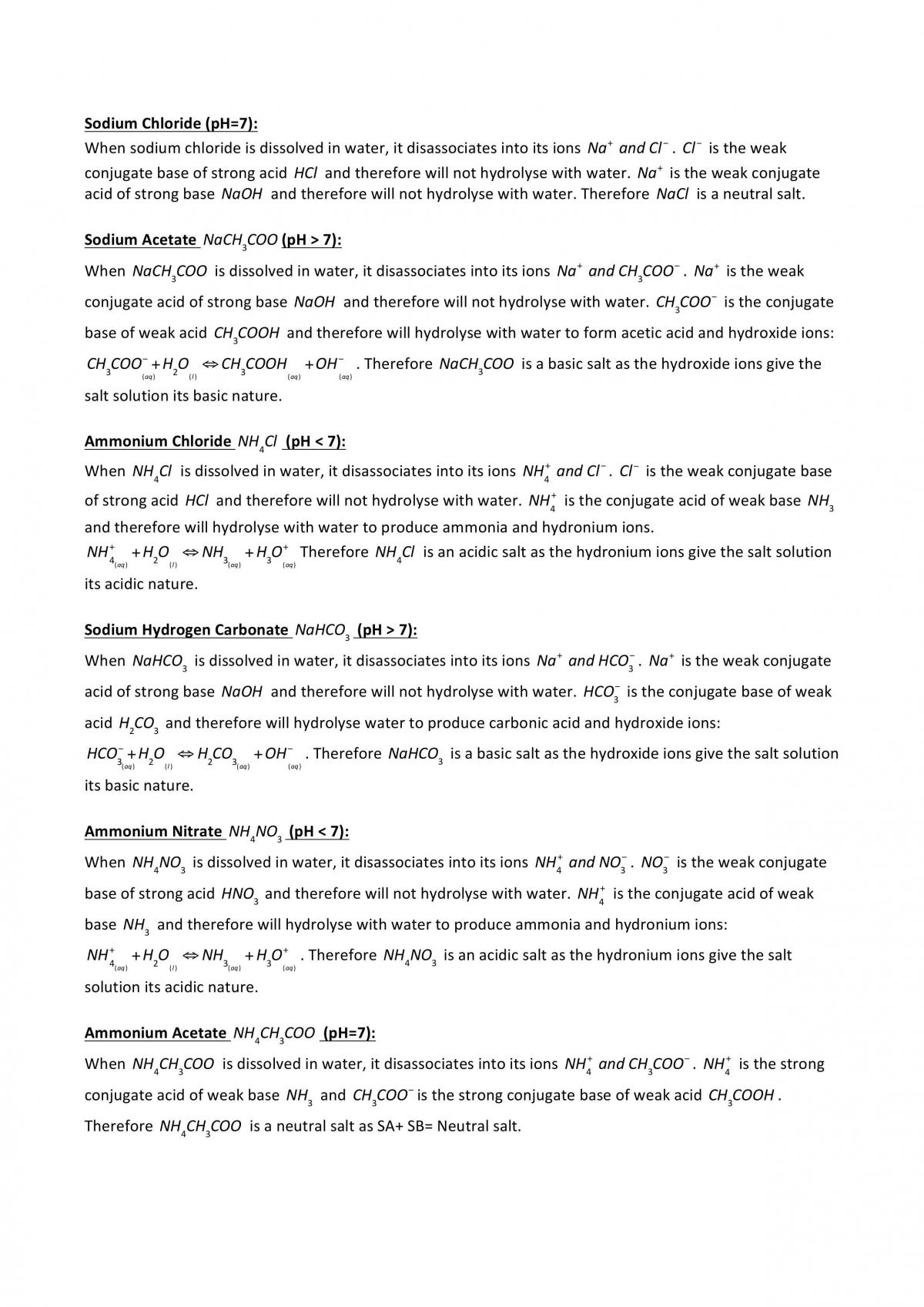 The Acidic Environment Summaries - Page 21