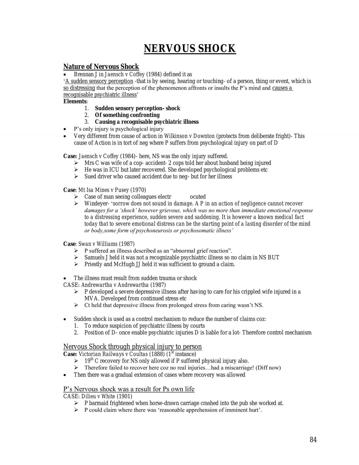Torts - Page 84