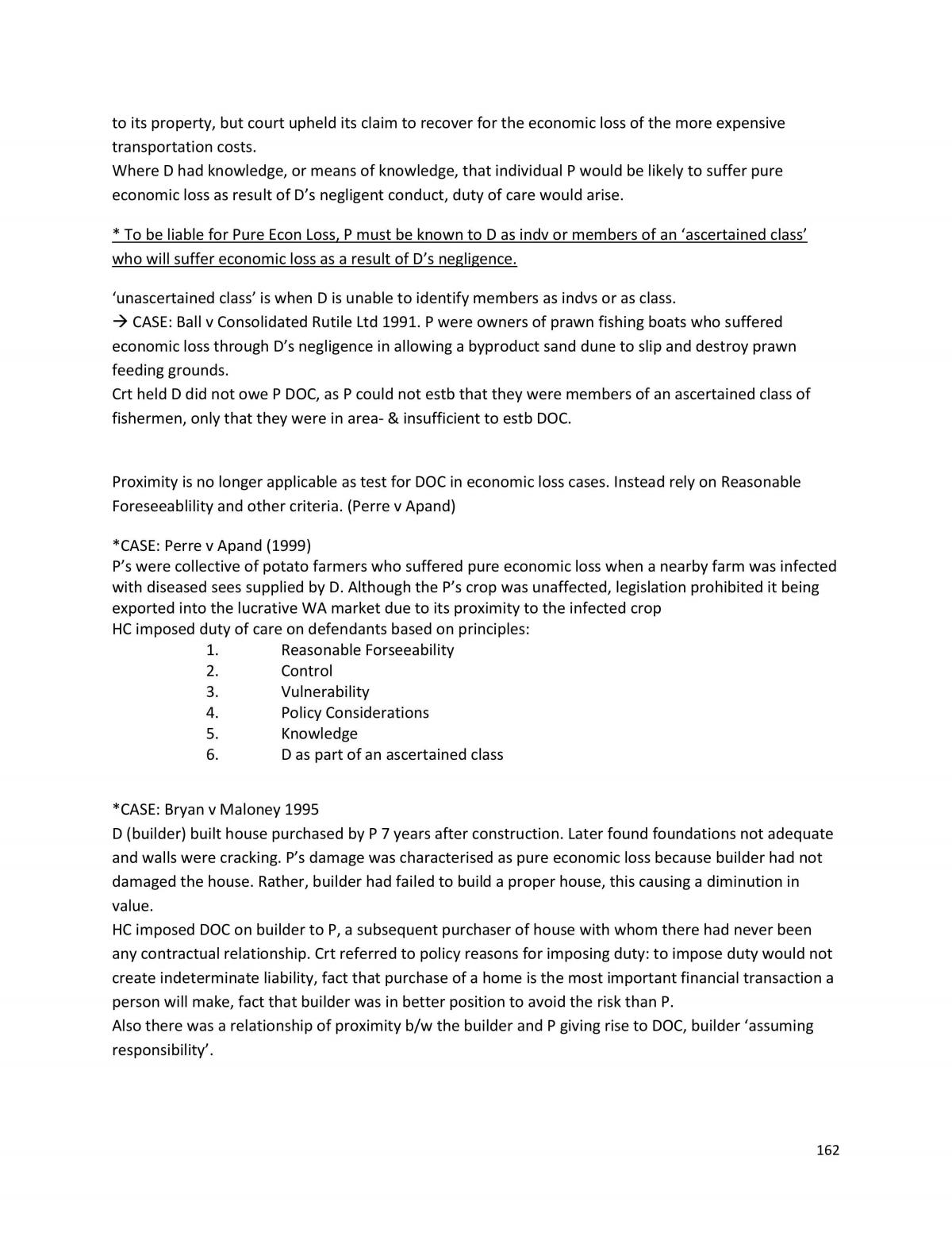Torts Summary - Page 162