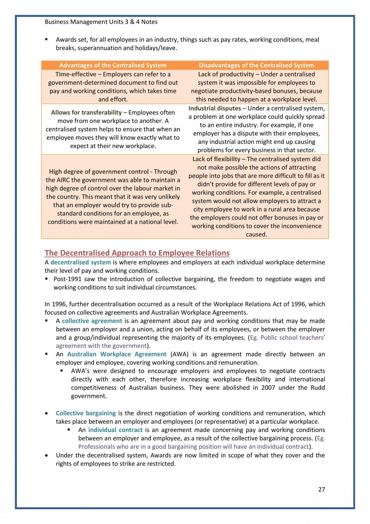 Extensive Study Notes For Business Management  - Page 27