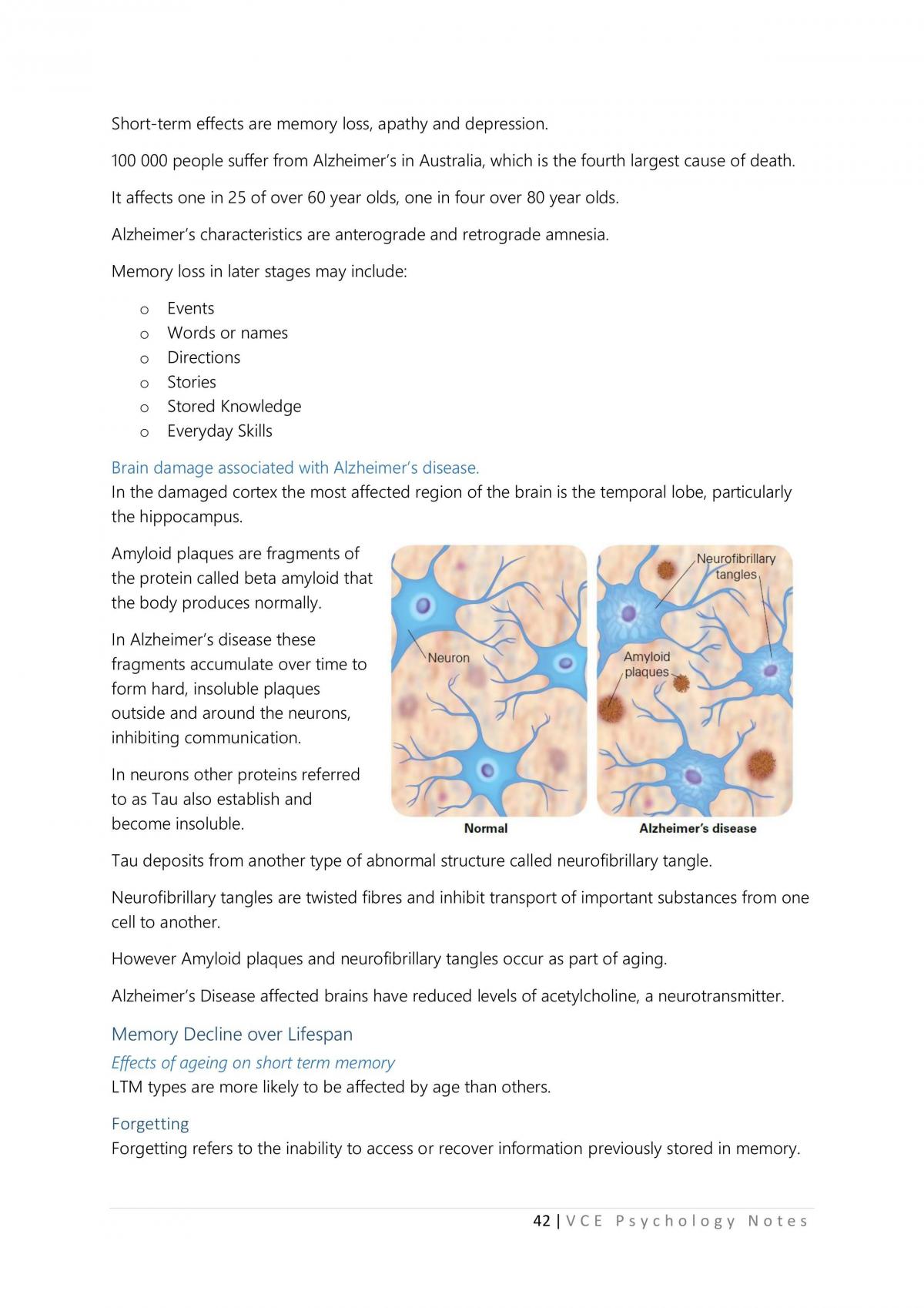 Psychology 3/4 Notes - Page 42