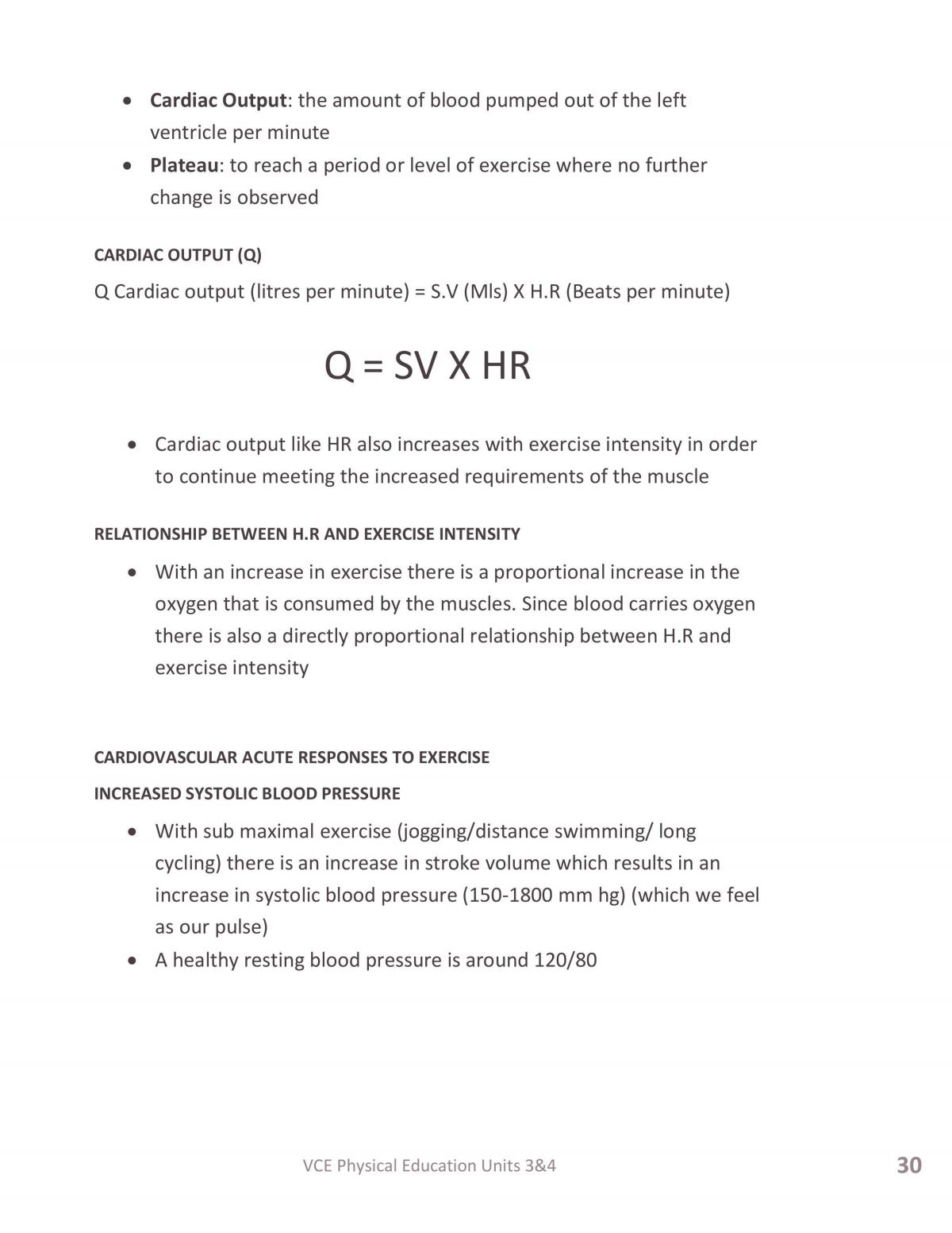 Physical Education VCE Unit 3 Notes - Page 30