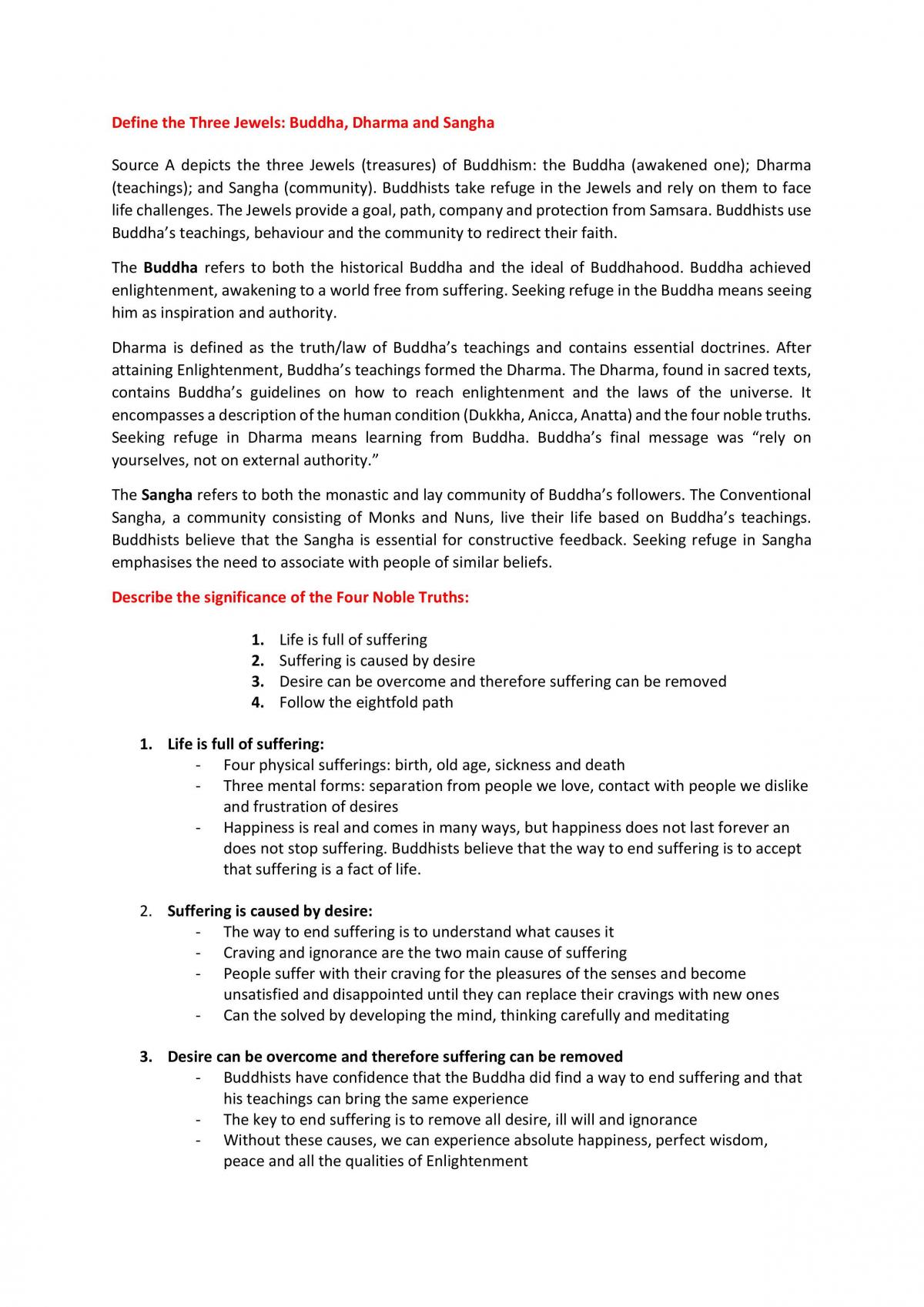 Year 11 Studies of Religion Notes - Page 30