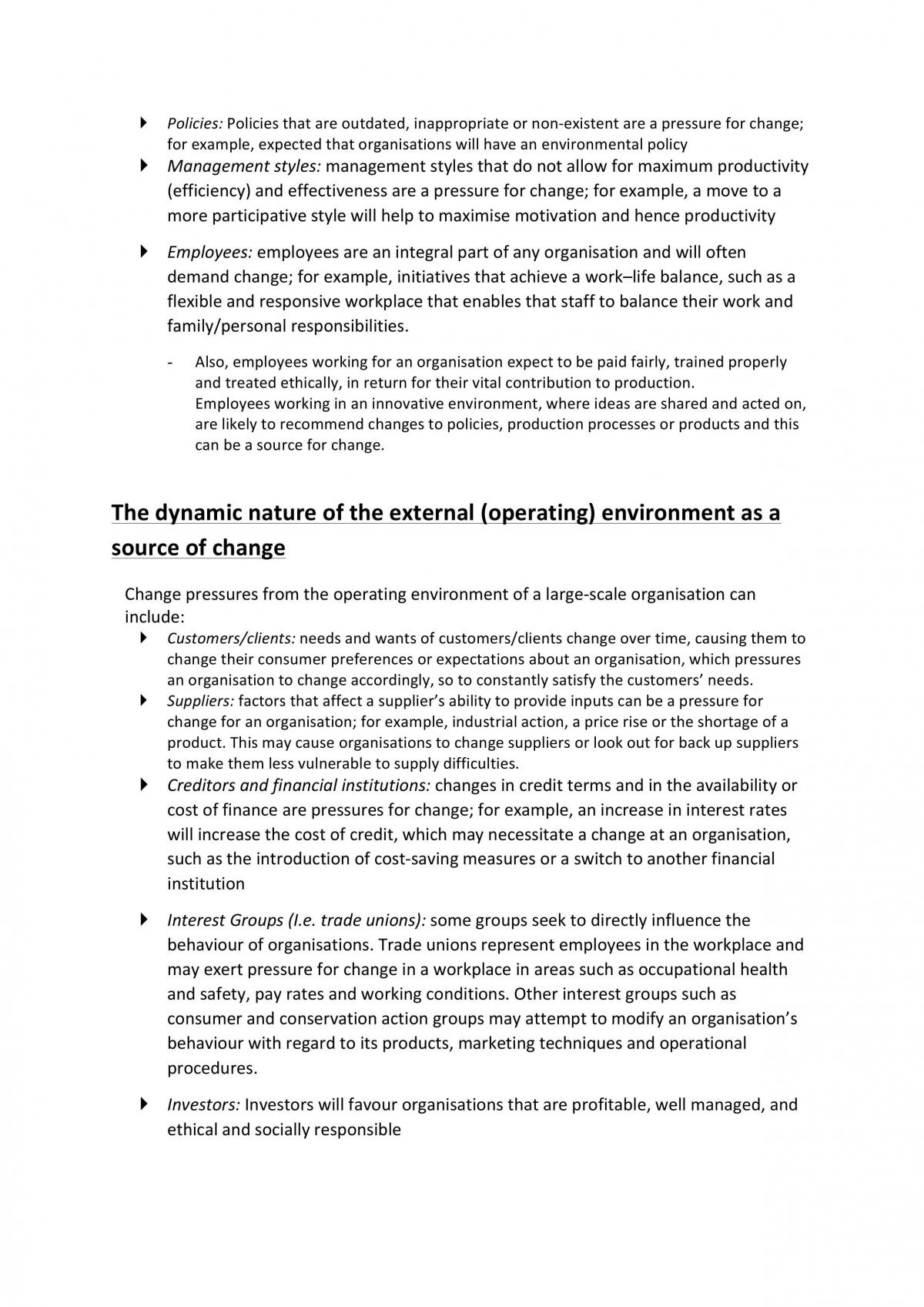 Unit 4 Business Management Notes Complete - Page 34