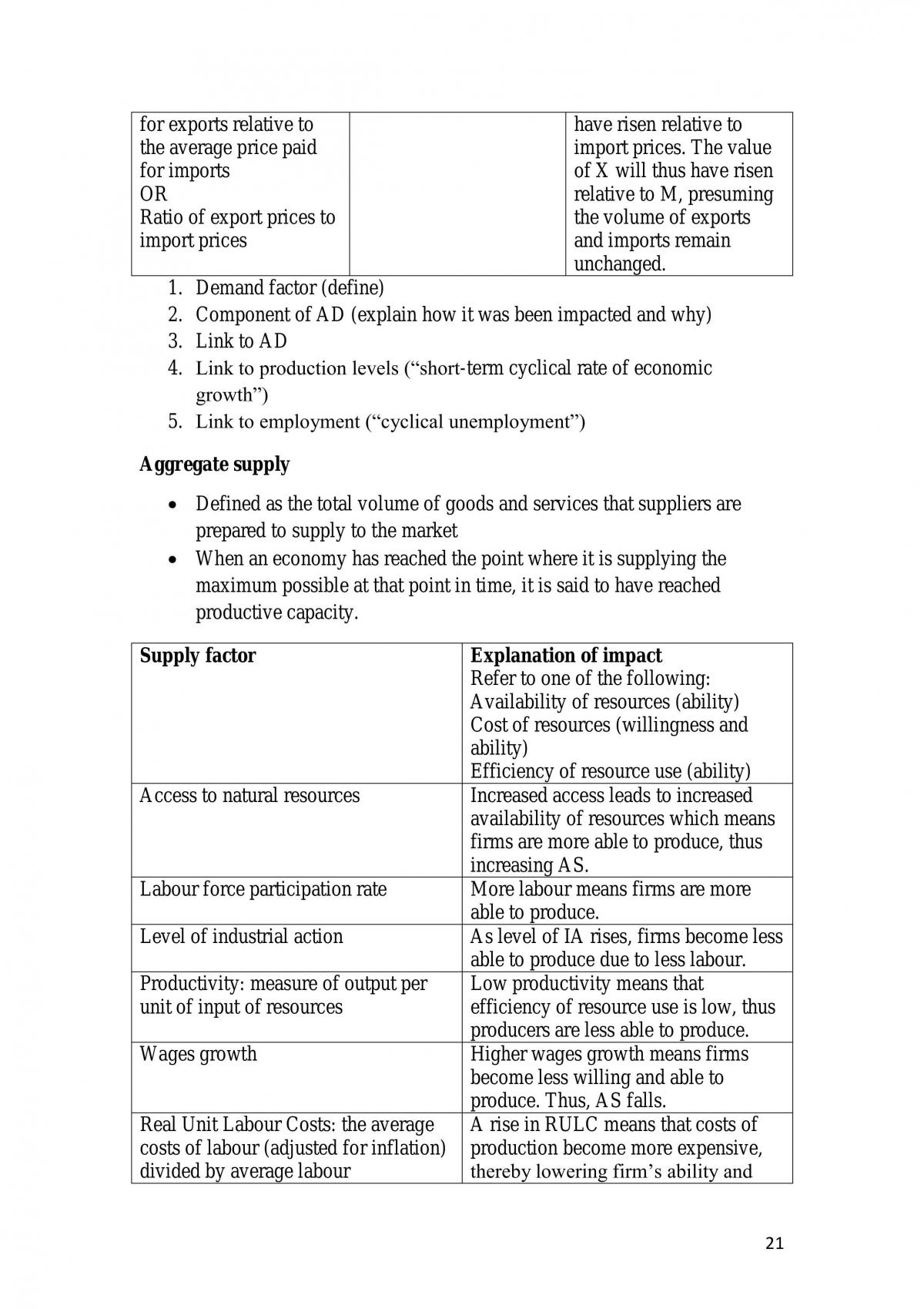 Economics: Unit 3 Complete Notes  - Page 21