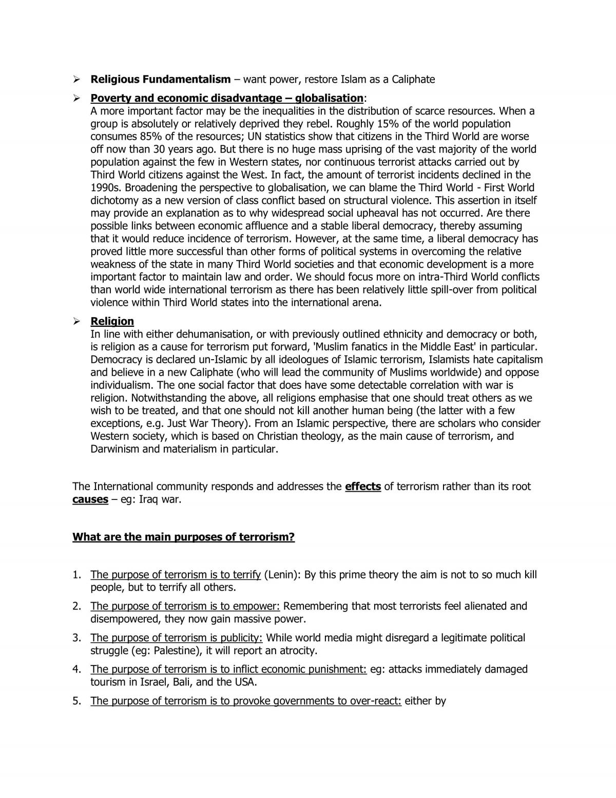 VCE International Politics POI Al Qaeda  - Page 15