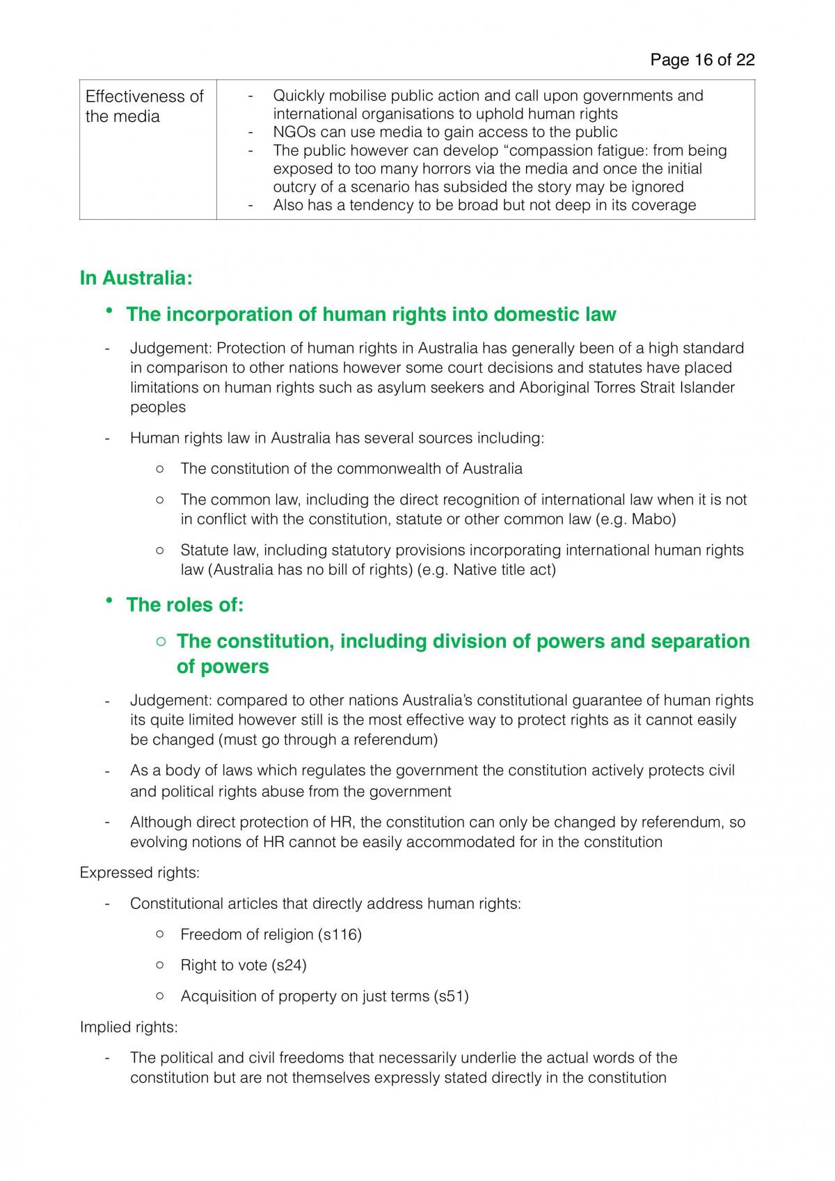 Human Rights - Complete Notes on Syllabus  - Page 16
