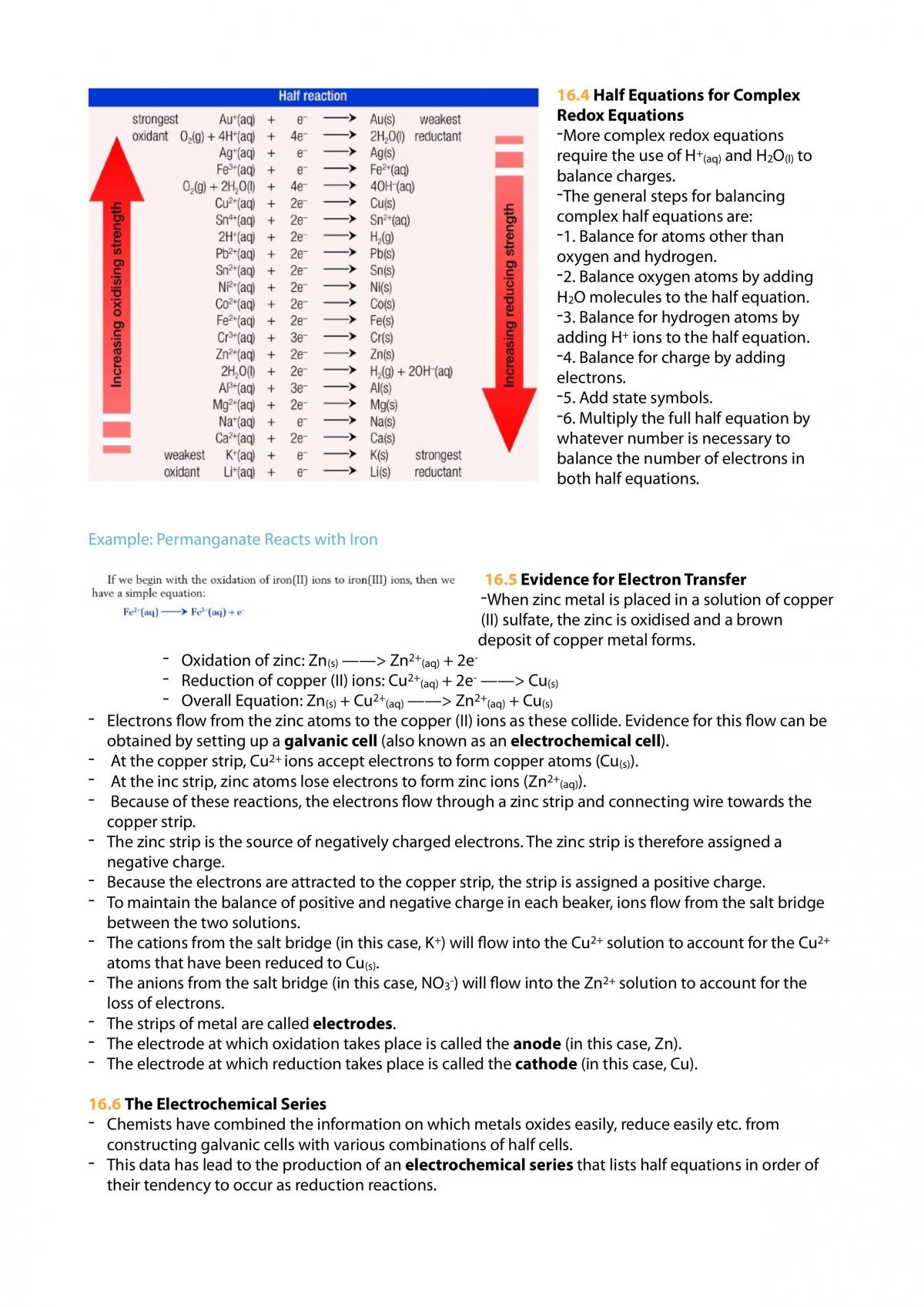 Unit One & Unit Two Chemistry Full Notes - Page 39