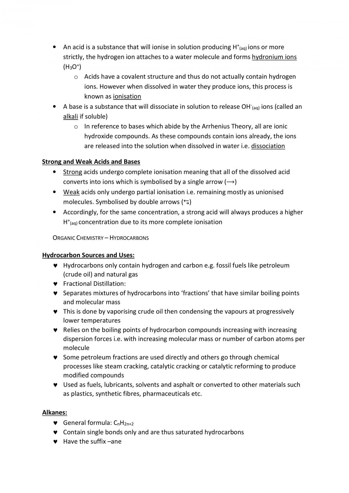 Chemistry Year 11 Notes - Page 16