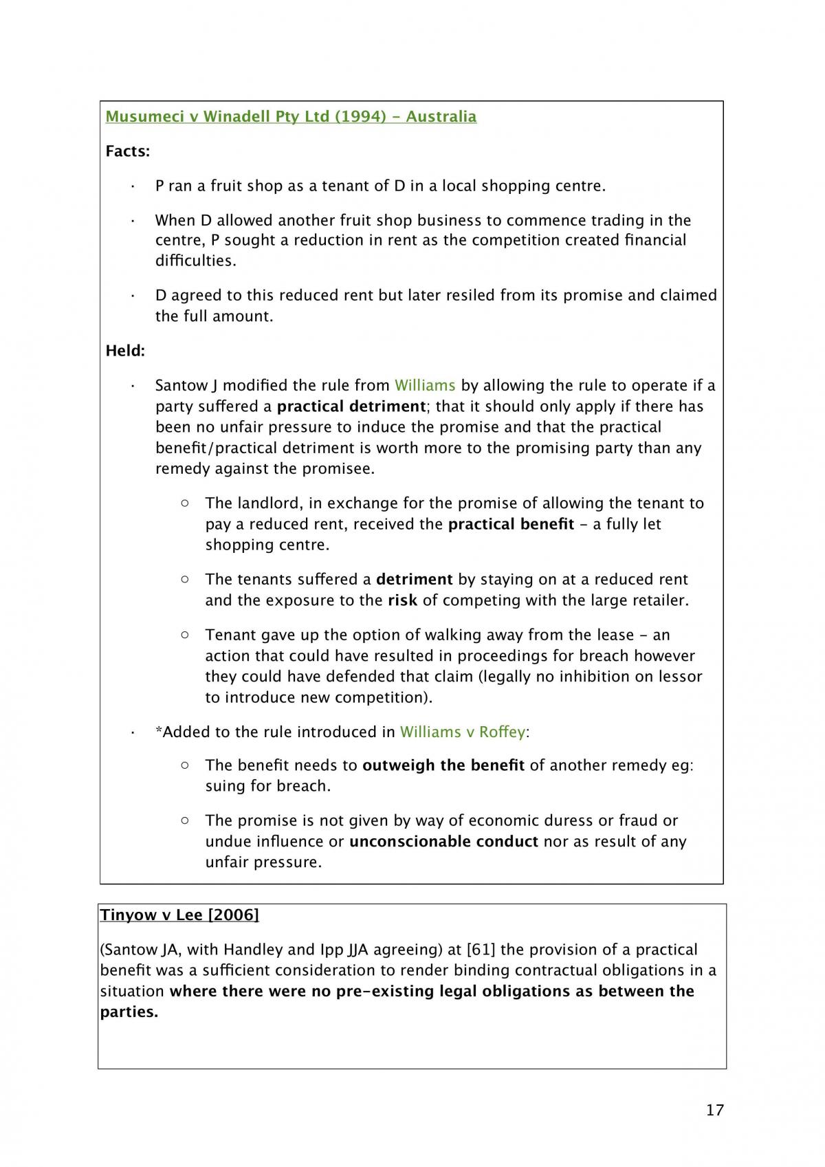 Contracts - Consideration Notes - Page 17