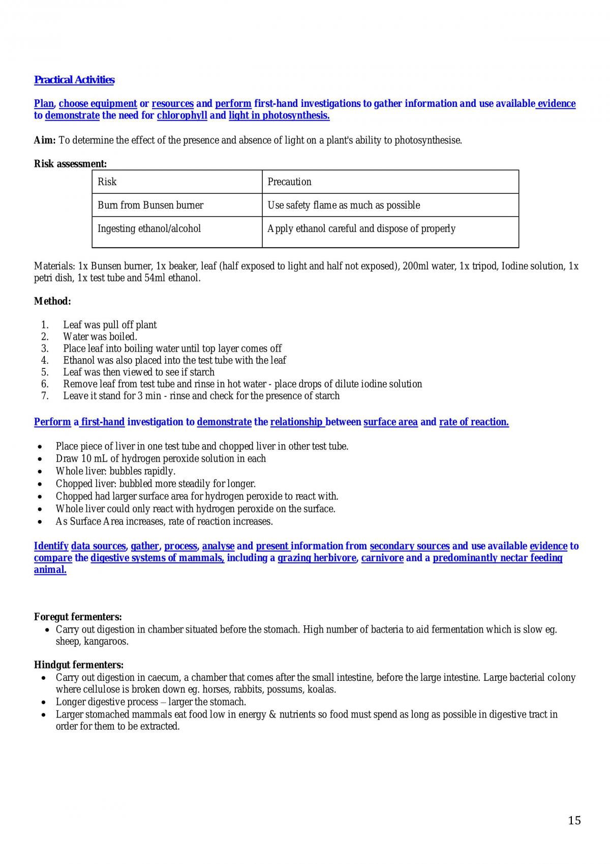 Patterns in Nature Yr 11 Notes  - Page 15